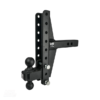 BulletProof 2.0" Extreme Duty Adjustable Offset Trailer Hitch – 30,000 lb Dual Ball, 4" & 6" Drop/Rise