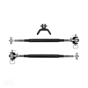 BulletProof Hitch Stabilizer Bars Adjustable Frame Mount Steel Kit BulletProof Hitch Stabilizer Bars Adjustable Frame Mount Steel Kit