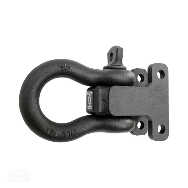 BulletProof Hitches Adjustable Extreme Duty Clevis Shackle Mount – 36,000 lb Rating, Solid Steel Recovery Mount