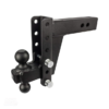 BulletProof Hitches 2.5" Adjustable Heavy Duty Trailer Hitch – 22,000 lb Capacity, 6" Drop/Rise, Dual Ball Mount