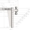 BulletProof Hitches HD2014 Class 4 Adjustable Drop Hitch Receiver