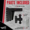 BulletProof Hitches 3.0" Adjustable Extreme Duty Trailer Hitch
