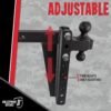 BulletProof Hitches 2.0" Adjustable Heavy Duty Trailer Hitch