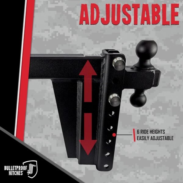 BulletProof Hitches 2.5" Adjustable Extreme Duty Trailer Hitch