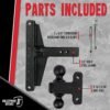BulletProof Hitches 2.5" Adjustable Extreme Duty Trailer Hitch