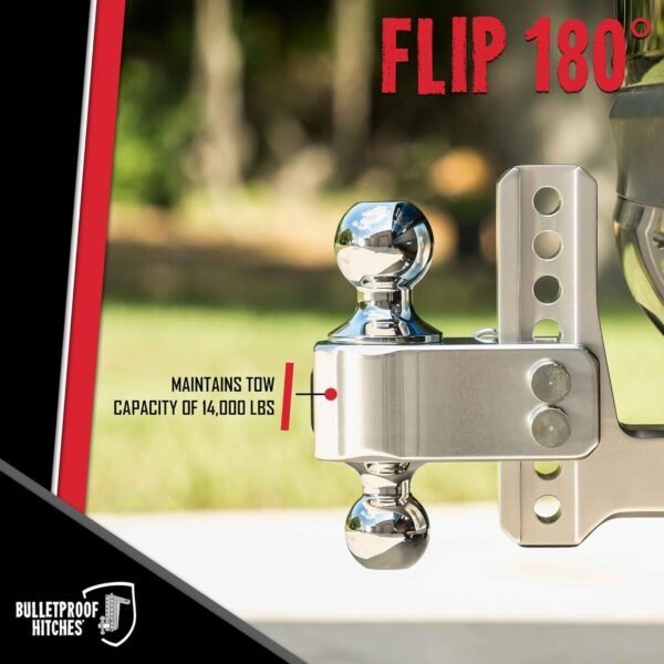 BulletProof Hitches 2.0" Adjustable Aluminum Trailer Hitch