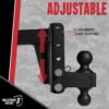 BulletProof Hitches 2.0" Adjustable Medium Duty Trailer Hitch
