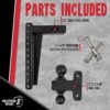BulletProof Hitches 2.5" Adjustable Heavy Duty Trailer Hitch
