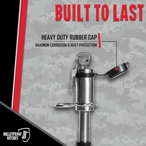 BulletProof Stainless Steel Trailer Hitch Locking Pin Set