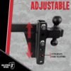 BulletProof Hitches 2.0" Adjustable Heavy Duty Trailer Hitch