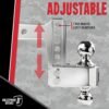 BulletProof Hitches 2.0" Adjustable Aluminum Trailer Hitch