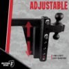 BulletProof Hitches 2.0" Adjustable Extreme Duty Trailer Hitch