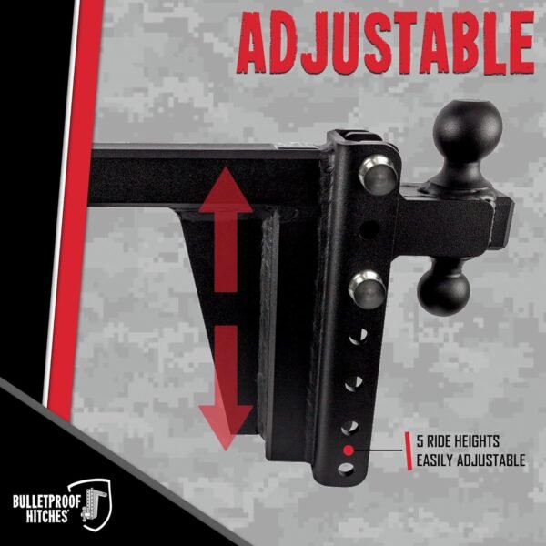 BulletProof Hitches 2.0" Adjustable Extreme Duty Trailer Hitch