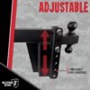 BulletProof Hitches 3.0" Adjustable Extreme Duty Trailer Hitch