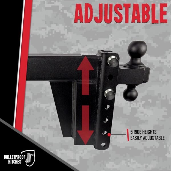 BulletProof Hitches 3.0" Adjustable Extreme Duty Trailer Hitch