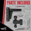 BulletProof Hitches 2.0" Adjustable Medium Duty Trailer Hitch