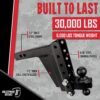 BulletProof Hitches 2.0" Adjustable Extreme Duty Trailer Hitch