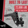 BulletProof Hitches 2.0" Adjustable Heavy Duty Trailer Hitch