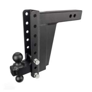 BulletProof Hitches 2.5″ Adjustable Extreme Duty Trailer Hitch – 36,000 lb Rating – 10″ Drop/Rise – Dual Ball Mount