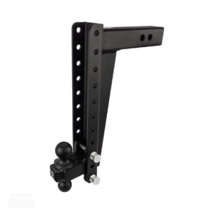 BulletProof Hitches 2.5″ Adjustable Heavy Duty Trailer Hitch – 22,000 lb Rating – 16″ Drop/Rise – Dual Ball Mount