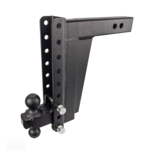 BulletProof Hitches 2.5″ Adjustable Extreme Duty Trailer Hitch – 36,000 lb Rating – 12″ Drop/Rise – Dual Ball Mount