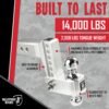 BulletProof Hitches 2.5" Adjustable Aluminum Medium Duty Trailer Hitch