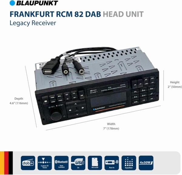 Blaupunkt Frankfurt RCM 82 DAB Legacy Car Stereo