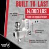 BulletProof Hitches 2.0" Adjustable Aluminum Trailer Hitch
