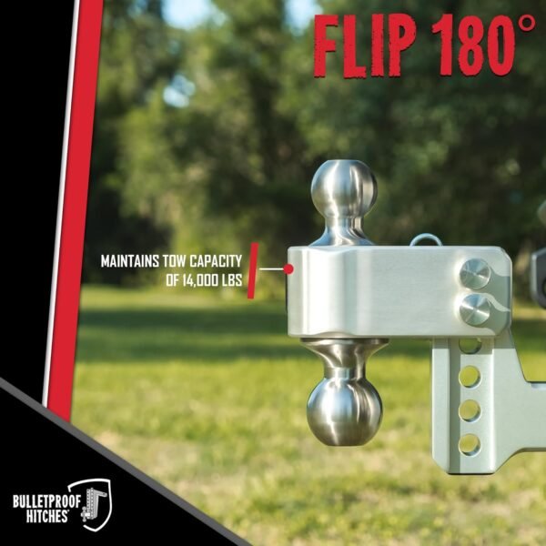 BulletProof Hitches 2.0" Adjustable Aluminum Trailer Hitch
