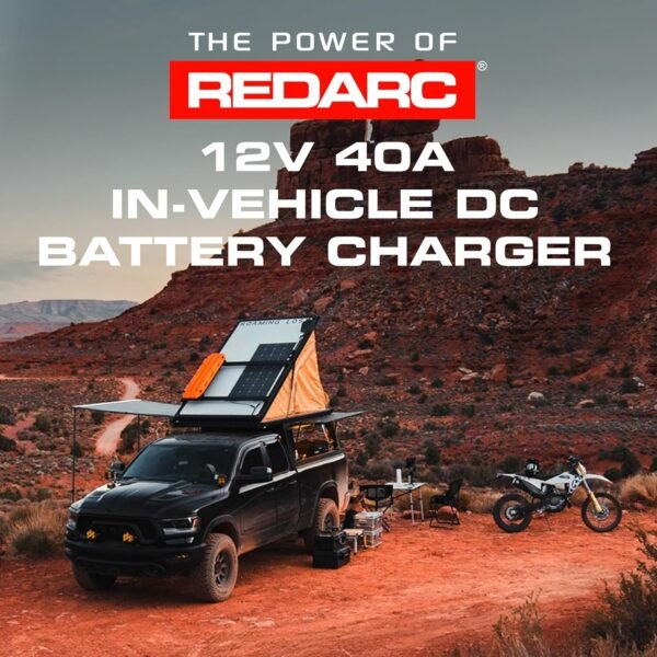 REDARC Dual Input 40A In-Vehicle DC to DC Battery Charger with MPPT Solar Regulator | BCDC1240D REDARC Dual Input 40A In-Vehicle DC to DC Battery Charger with MPPT Solar Regulator | BCDC1240D