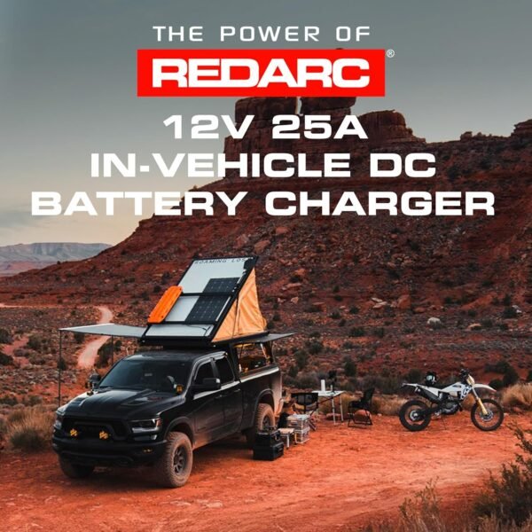 REDARC Dual Input 25A In-Vehicle DC Battery Charger | BCDC1225D REDARC Dual Input 25A In-Vehicle DC Battery Charger | BCDC1225D