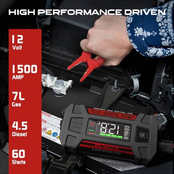 LOKITHOR J1500 1500A Portable Jump Starter LOKITHOR J1500 1500A Portable Jump Starter