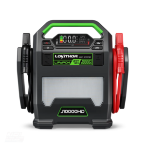 LOKITHOR J10000HD Heavy-Duty Jump Starter – 12V 10,000A / 24V 5,000A with Auto-Sensing Booster